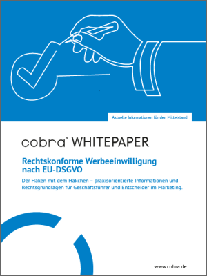 Whitepaper zum Thema Rechtskonforme Werbeeinwilligung