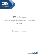Trovarit Studie "CRM in der Praxis 2019/2020"